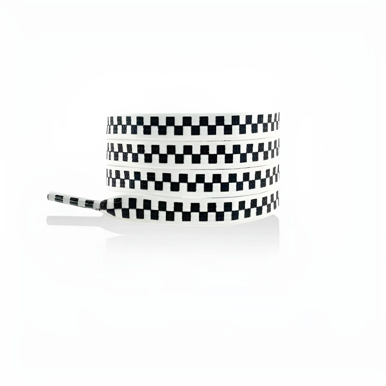 3D Shoe Laces - Sneaker Laces Checkerboard Flat Shoelace - Multi Colors Available