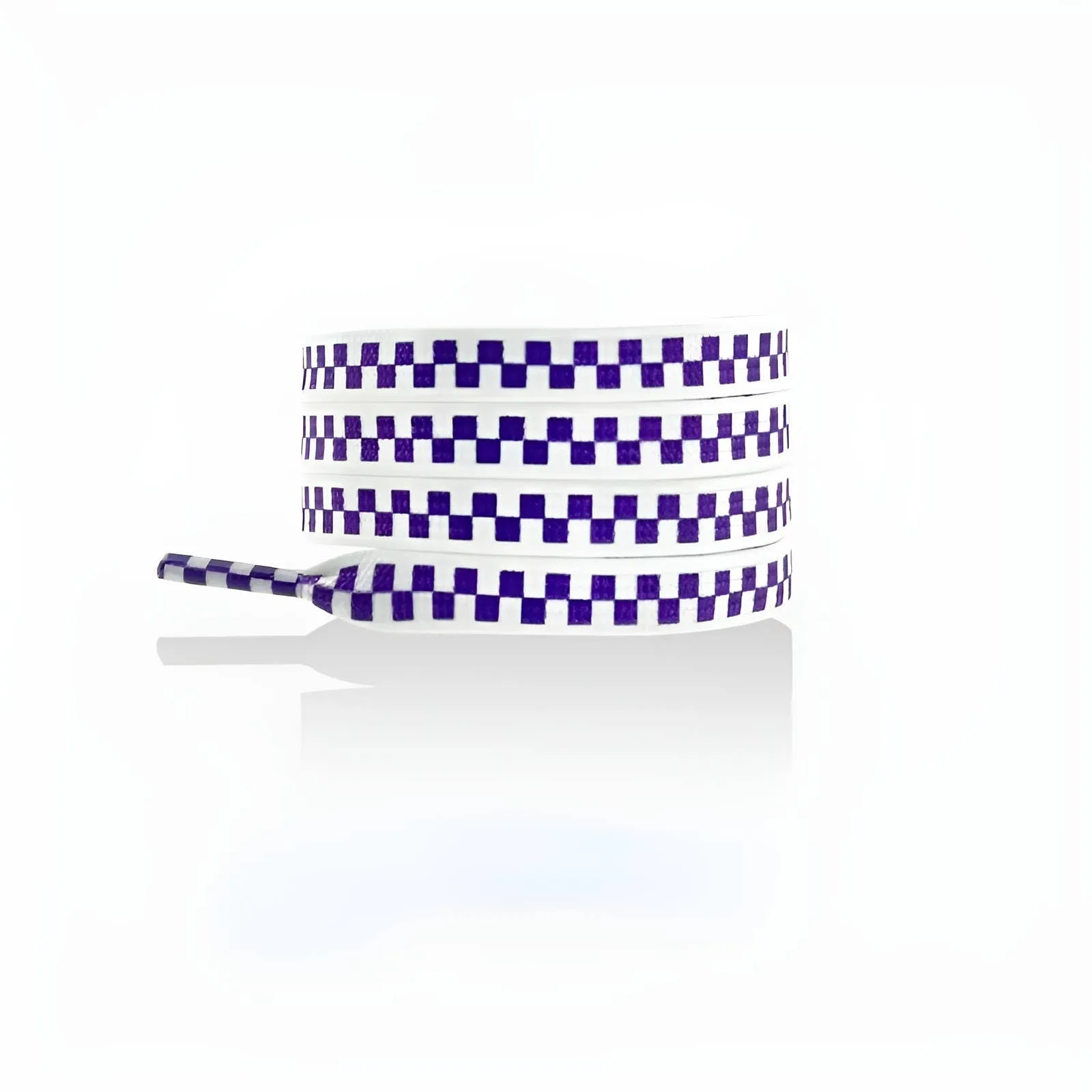 3D Shoe Laces - Sneaker Laces Checkerboard Flat Shoelace - Multi Colors Available