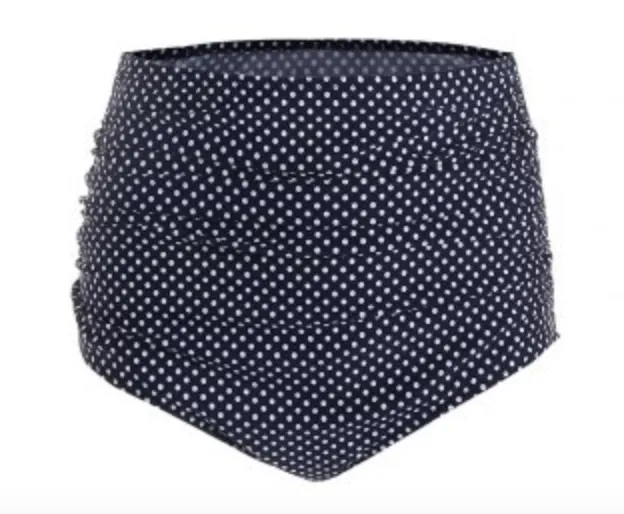 Bathers Plus Size High Waisted Polka Dot Bikini Swimsuit