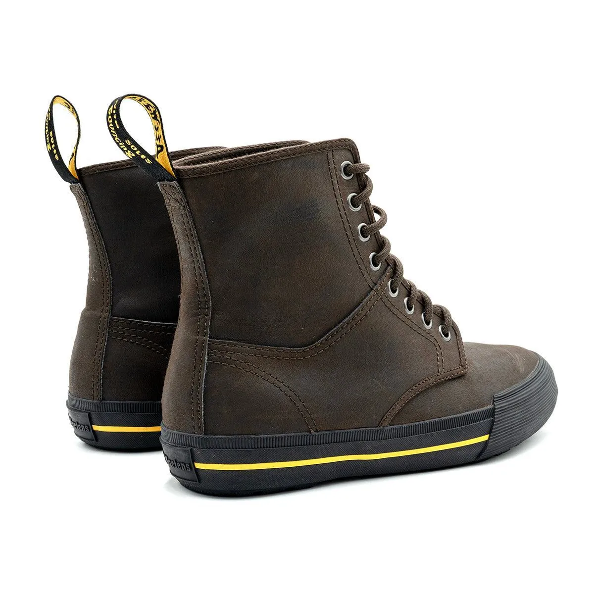 Dr. Martens High-Top Sneakers Leather Brown Colour For Women