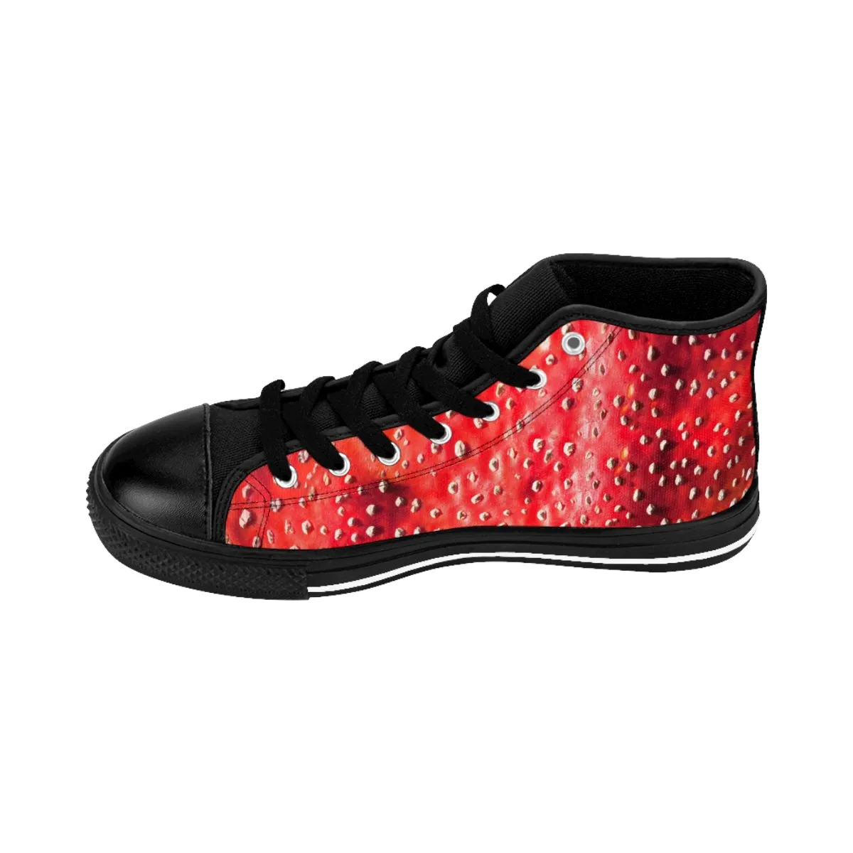 Fly Agaric All-over shoes | Hippie Raver High Top Canvas Sneakers