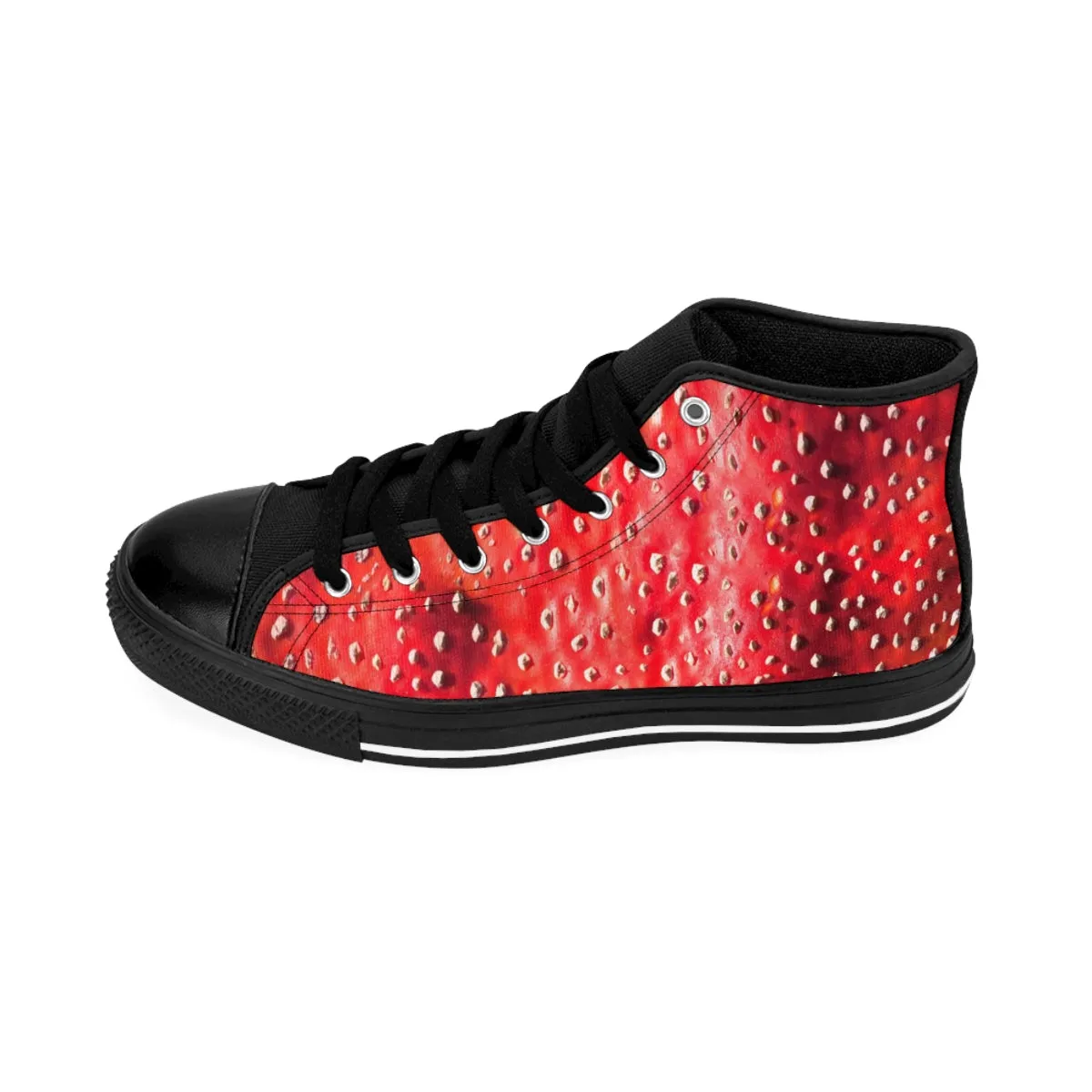 Fly Agaric All-over shoes | Hippie Raver High Top Canvas Sneakers