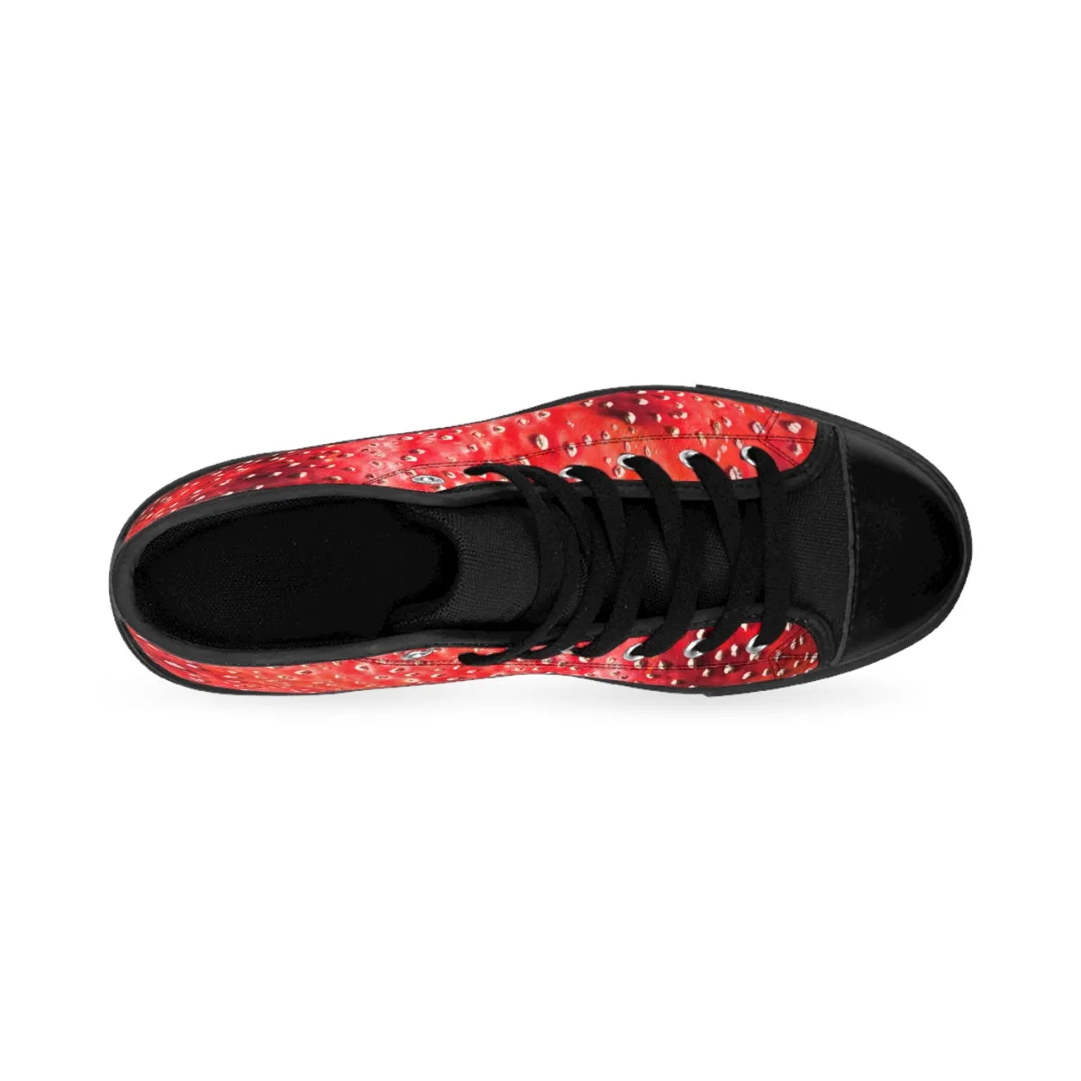 Fly Agaric All-over shoes | Hippie Raver High Top Canvas Sneakers