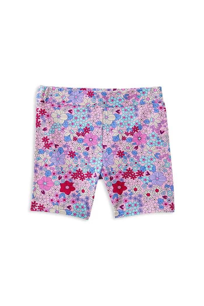 Lilac Bloom Bike Short