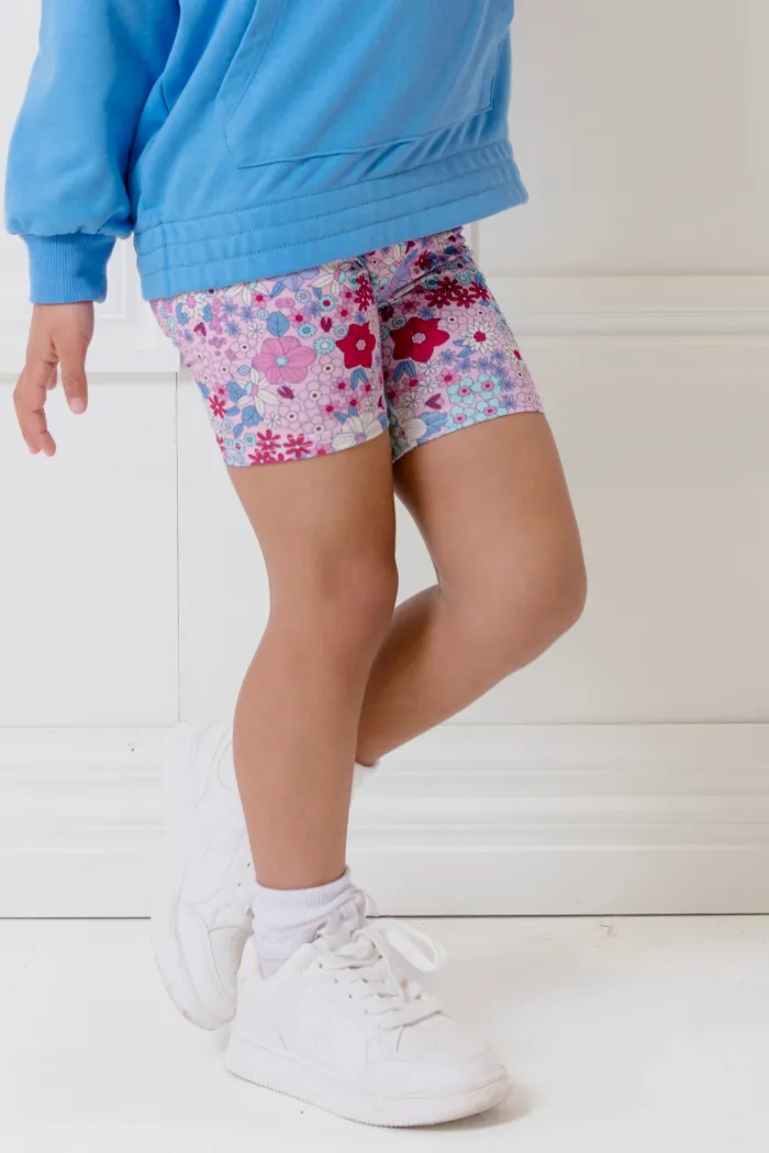 Lilac Bloom Bike Short