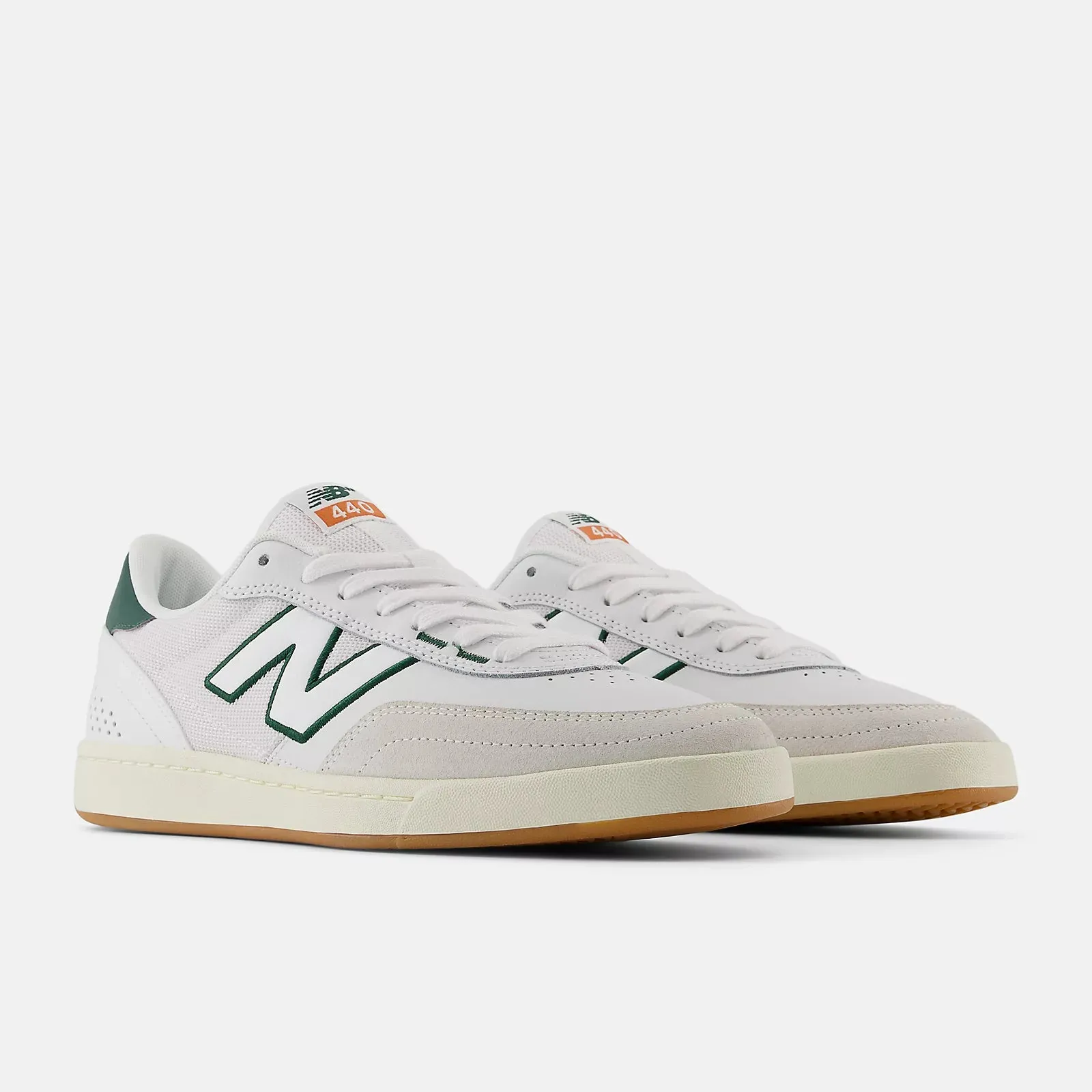 New Balance Men's Numeric 440 V2 White/Forest Green NM440WGR