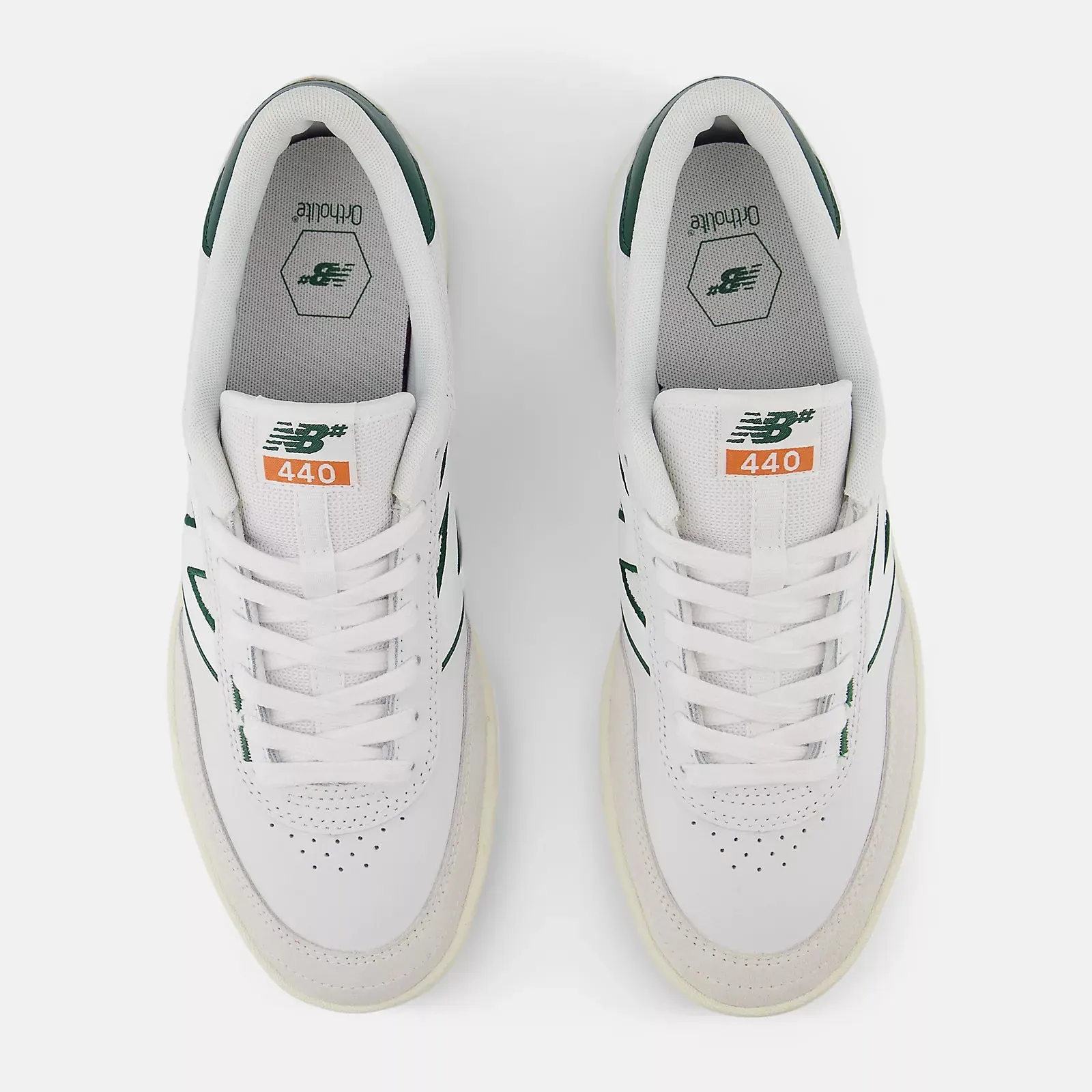 New Balance Men's Numeric 440 V2 White/Forest Green NM440WGR