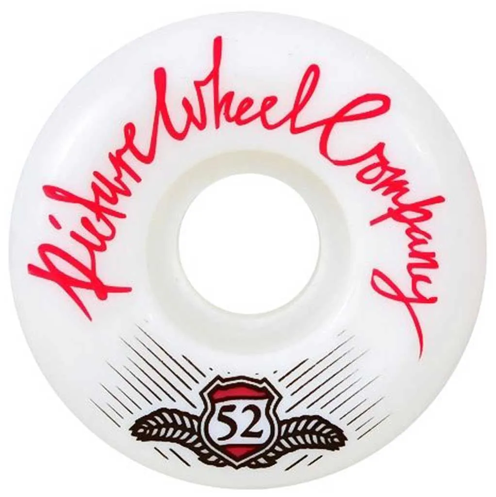 PICTURE WHEELS - SHIELD SERIES 52MM (RED)