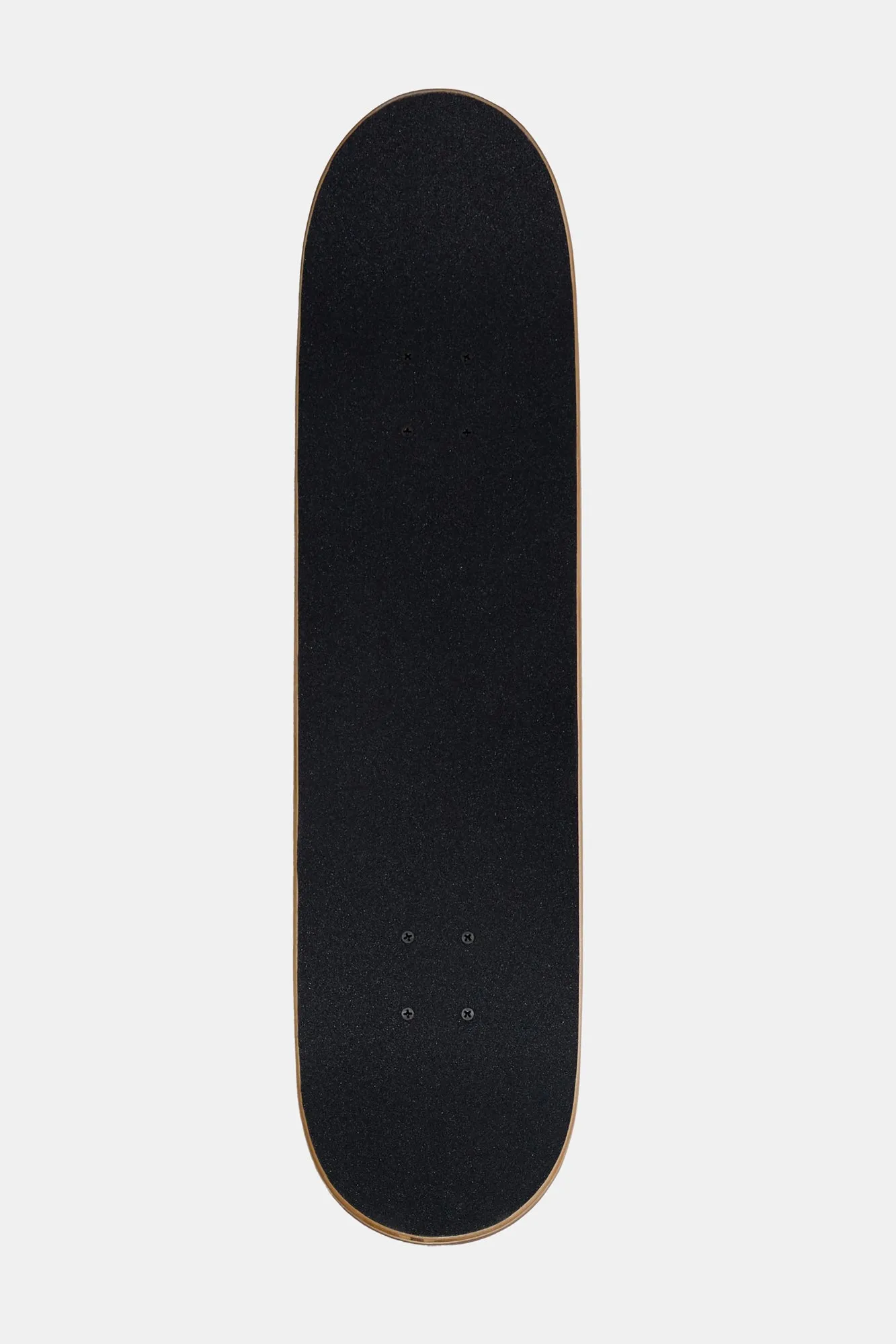 Skateboard imprimé logo noir et blanc Zoo York 8"