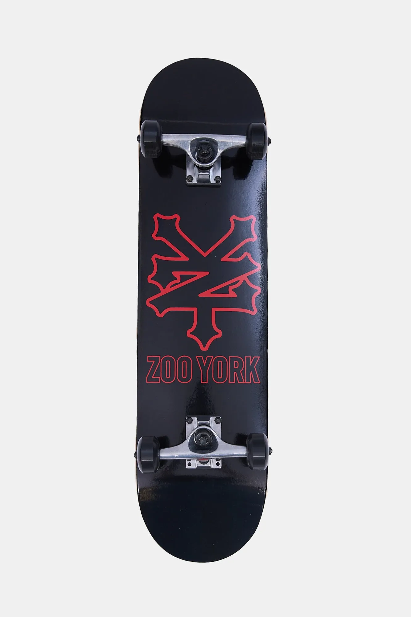 Skateboard imprimé logo noir Zoo York 7.75"